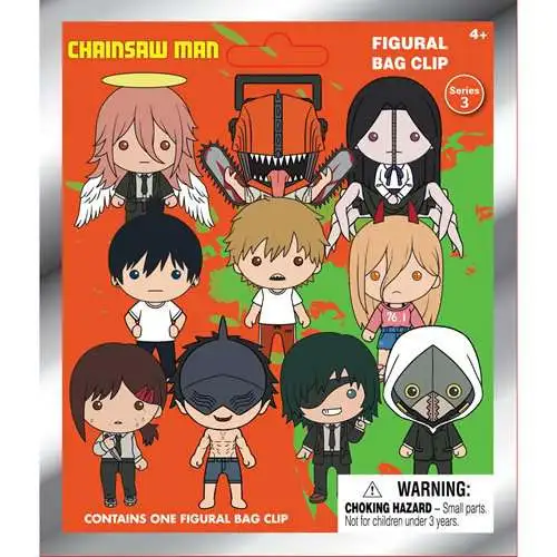 Random Figure Man Chainsaw Man 3D Figural Keyring Chainsaw Man Series 3 Mystery Pack 1 ...
