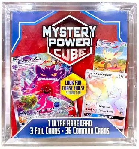 Pokemon Mystery Power Cube [1 Ultra Rare Card, 3 Foil Cards & 36 Common Cards]
