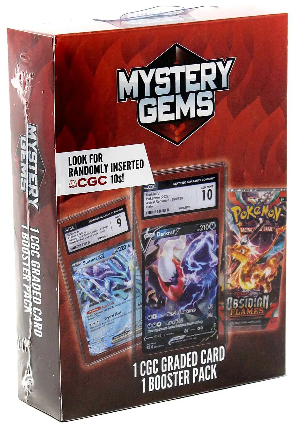 Pokemon Mystery Gems [1 Graded Card & 1 Booster Packs]