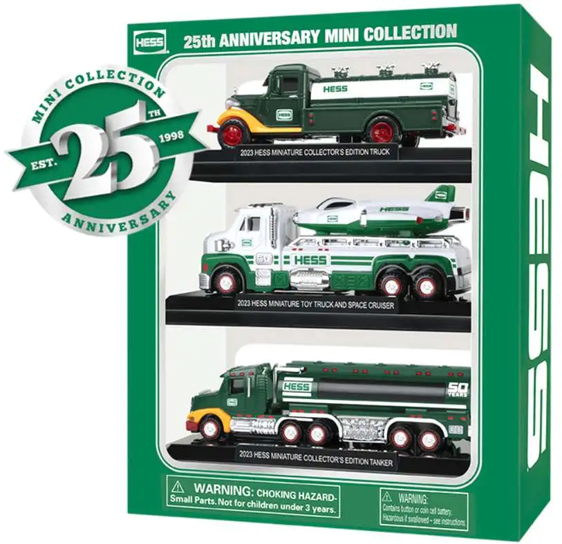 Hess 25th Anniversary Mini Collection Vehicle 3-Pack