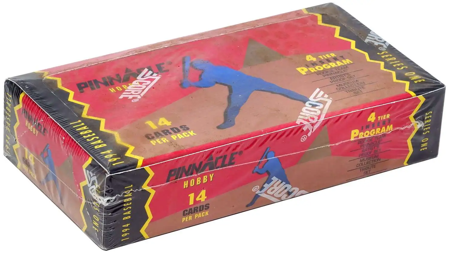 MLB Score 1994 Series 1 Pinnacle Baseball 4 Tier Hobby Box