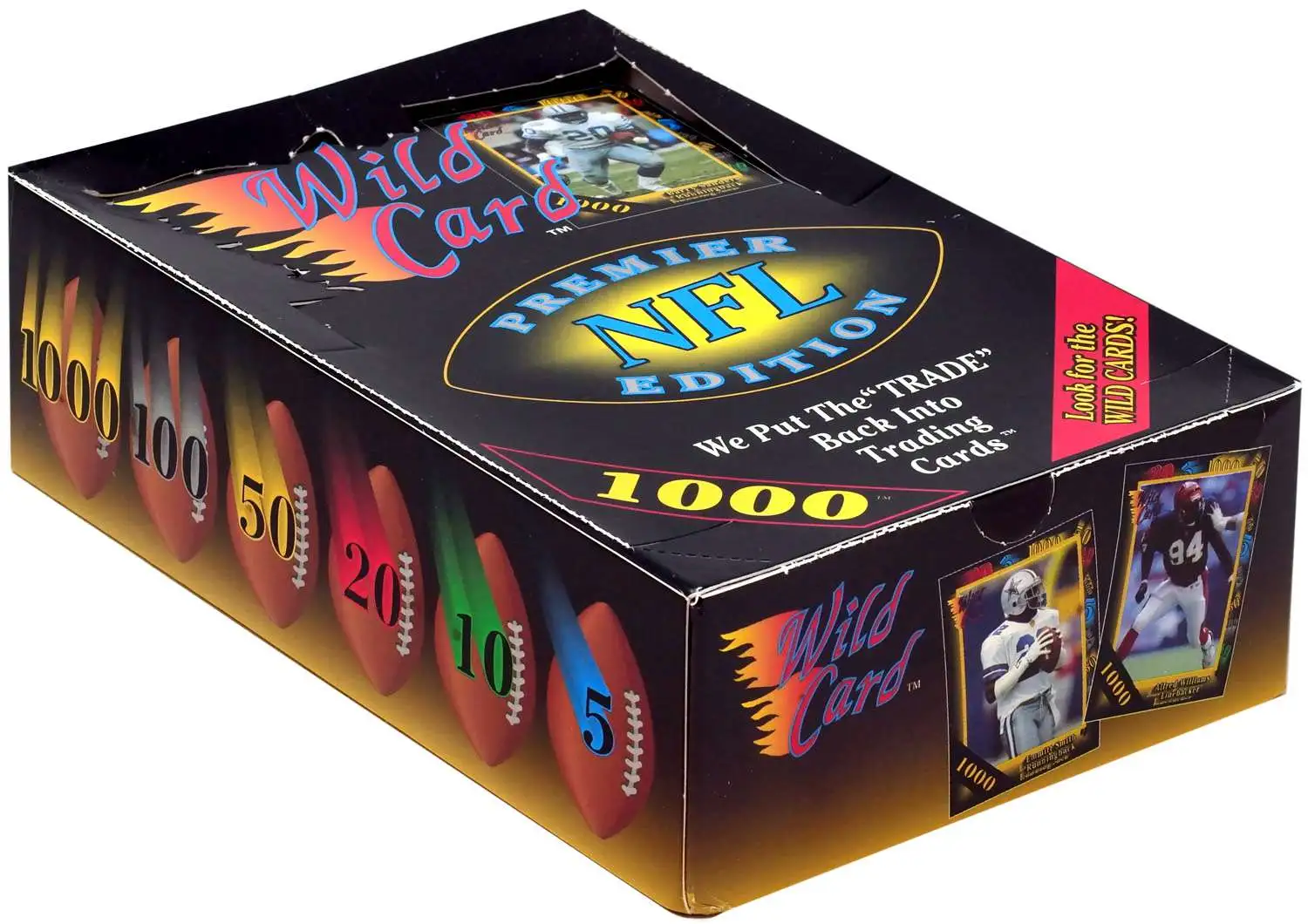 NFL Wild Card Football Premier Edition Trading Card Wax Box 36