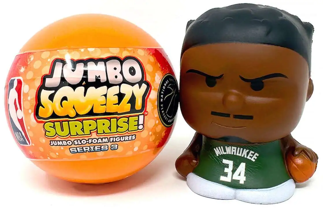 NBA JUMBO Squeezy Surprise! Basketball Series 3 Mystery Pack