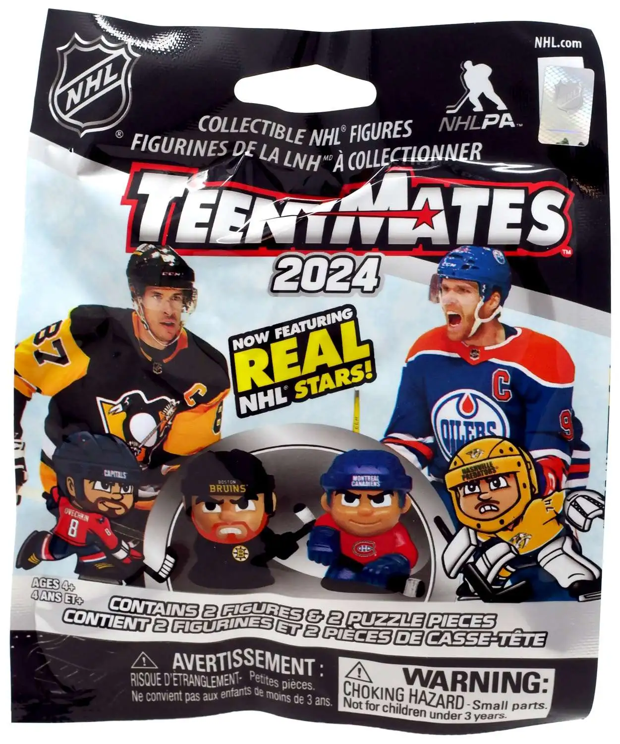 NHL TeenyMates 2024 Hockey Mystery Pack [2 RANDOM Figures]