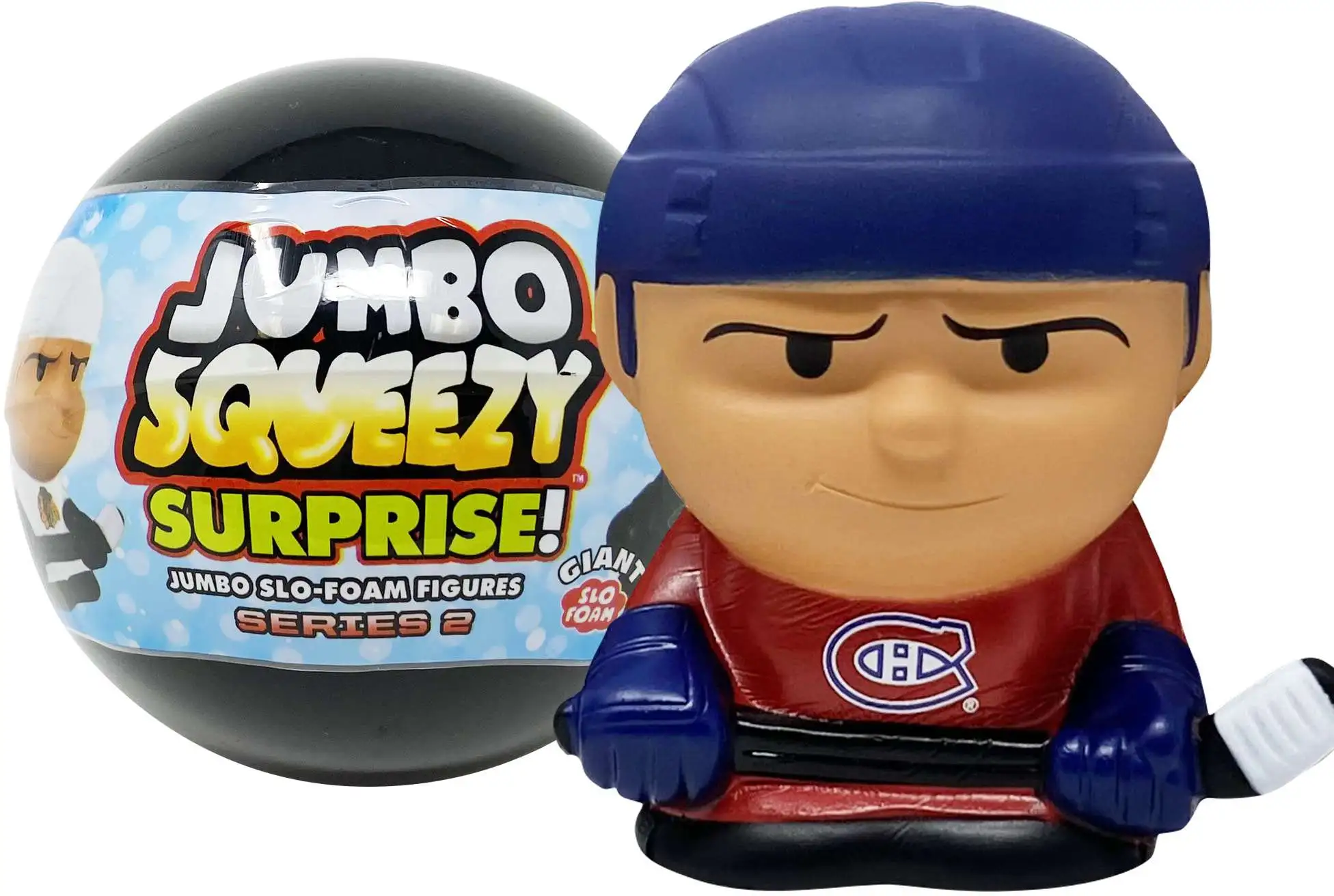 NHL JUMBO Squeezy Surprise! Series 2 Hockey Mystery Pack [1 RANDOM Slo Foam Figure]