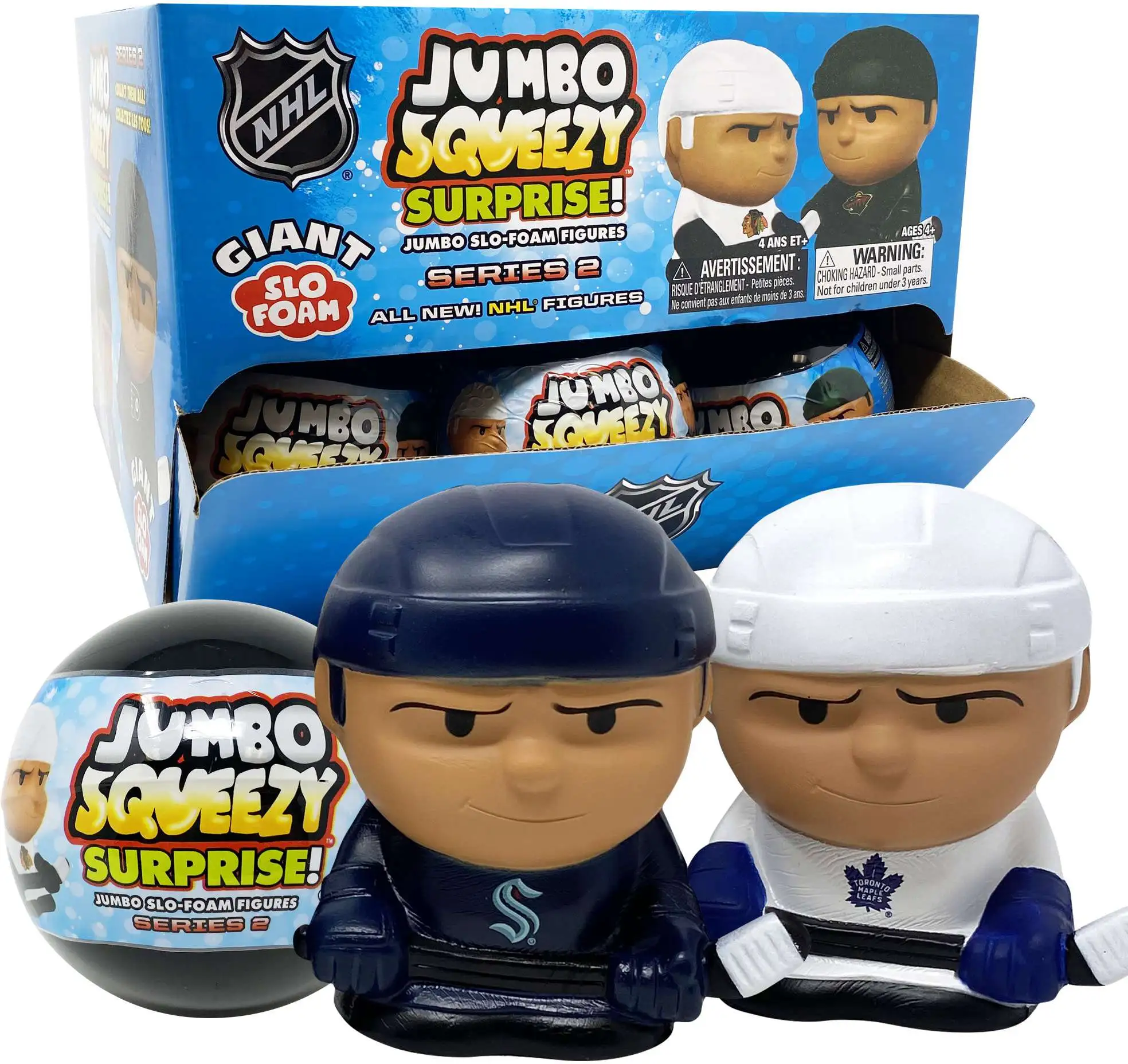 NHL JUMBO Squeezy Surprise Series 2 Hockey Mystery Box 18 Packs Party ...