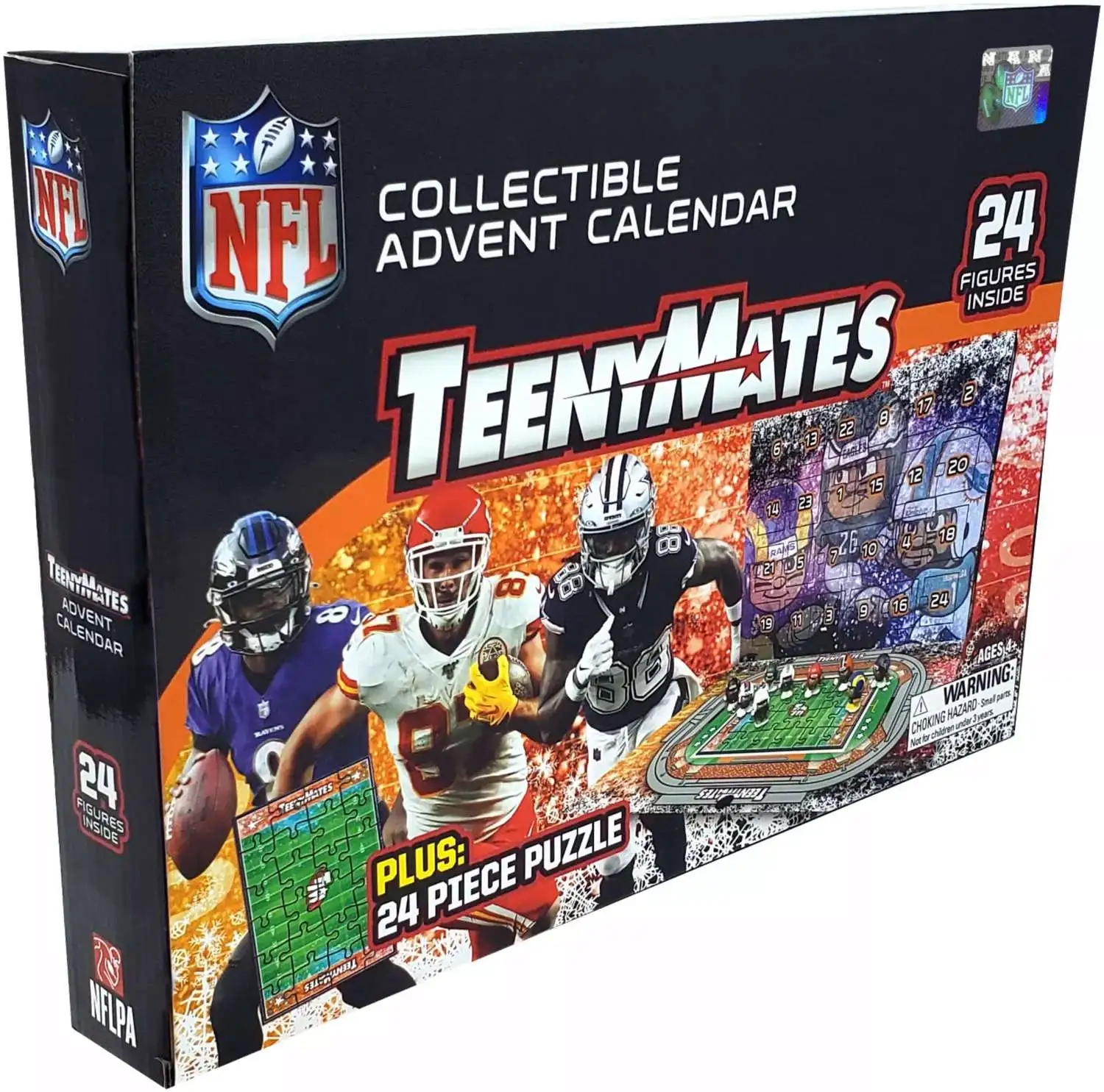 NFL TeenyMates 2024 Football Series 13 Advent Calendar 24 Figures Party