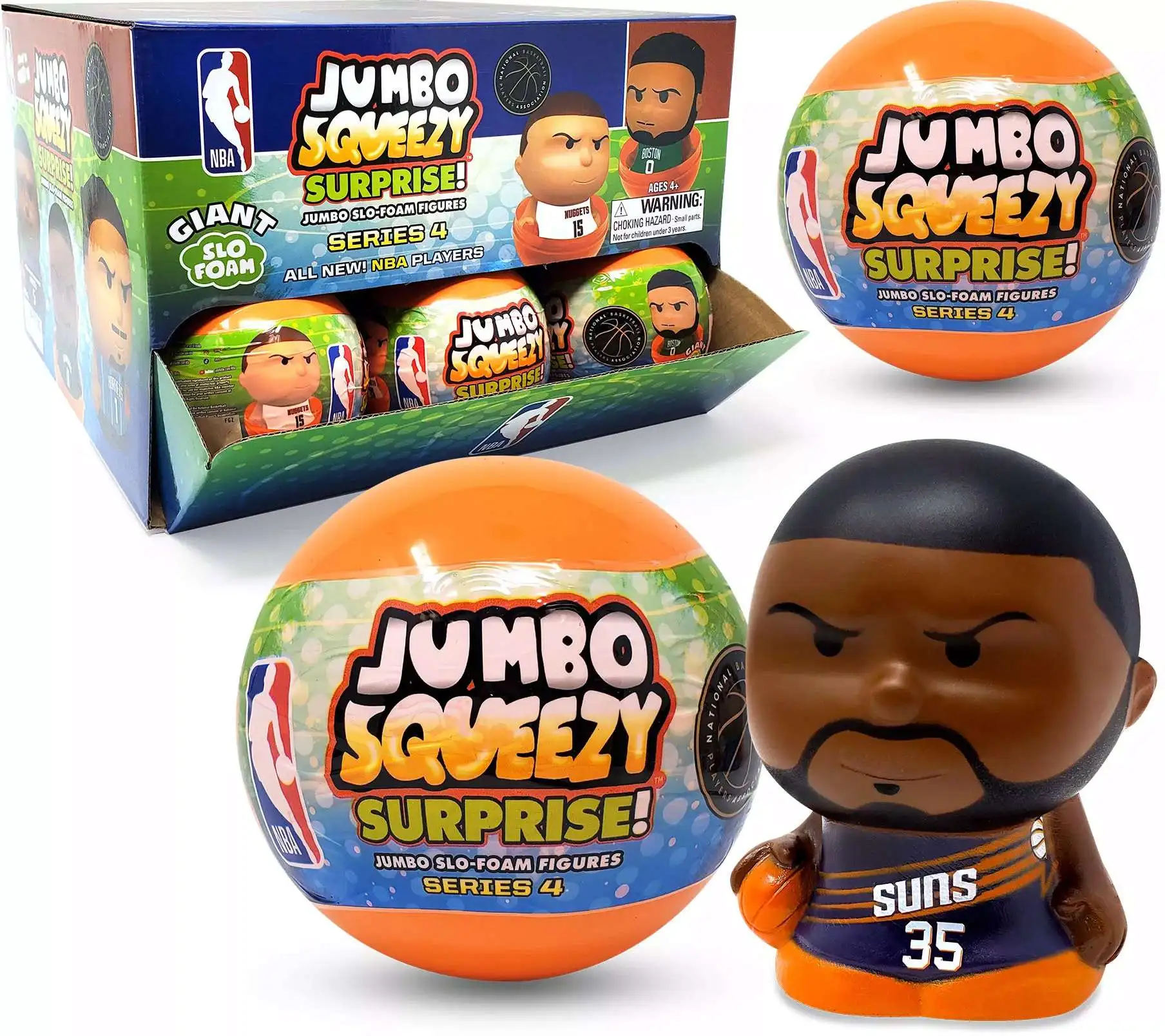 NBA JUMBO Squeezy Surprise Basketball Series 4 Mystery Box 18