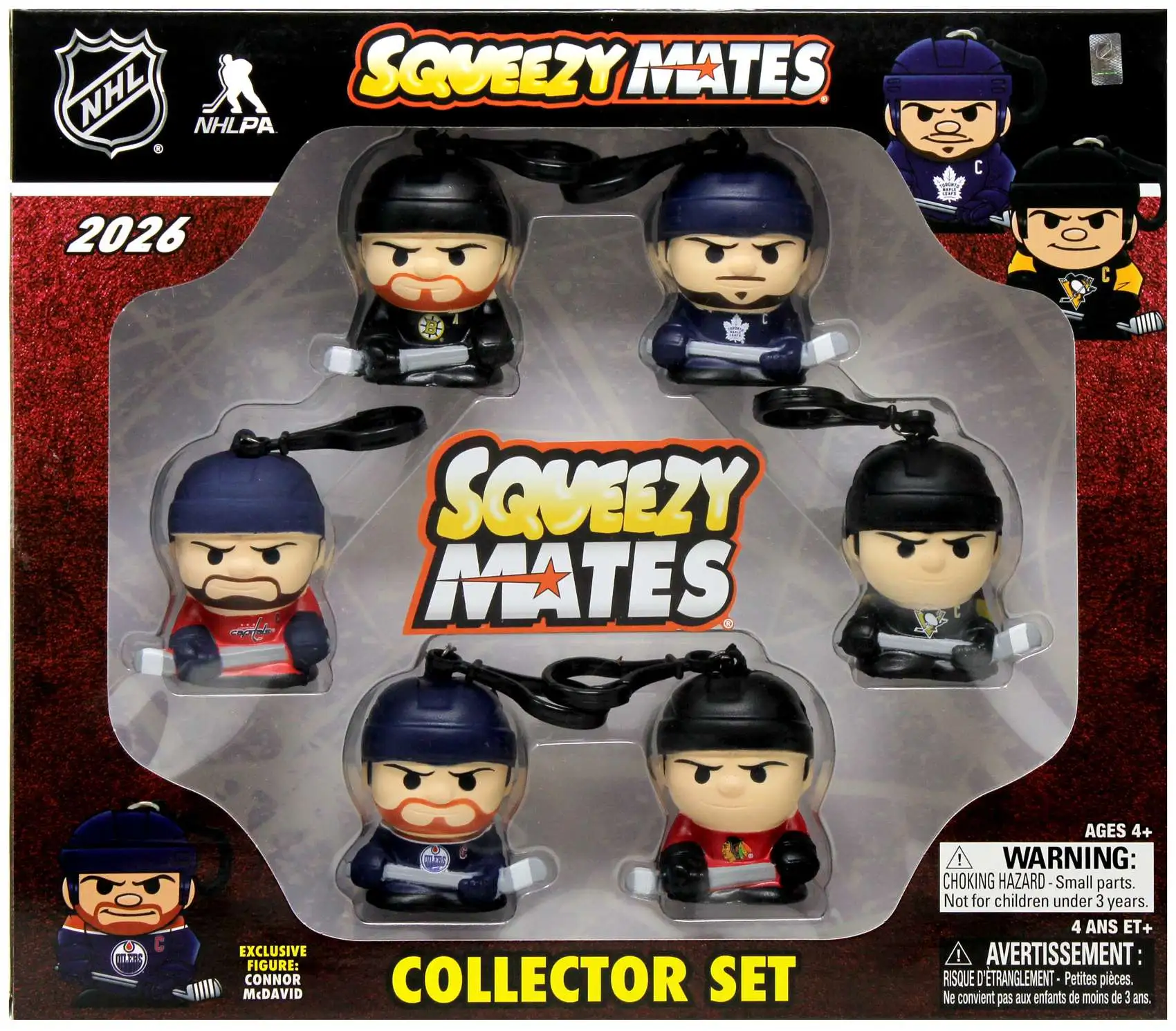 NHL Squeezy Mates 2026 Hockey Collector Set