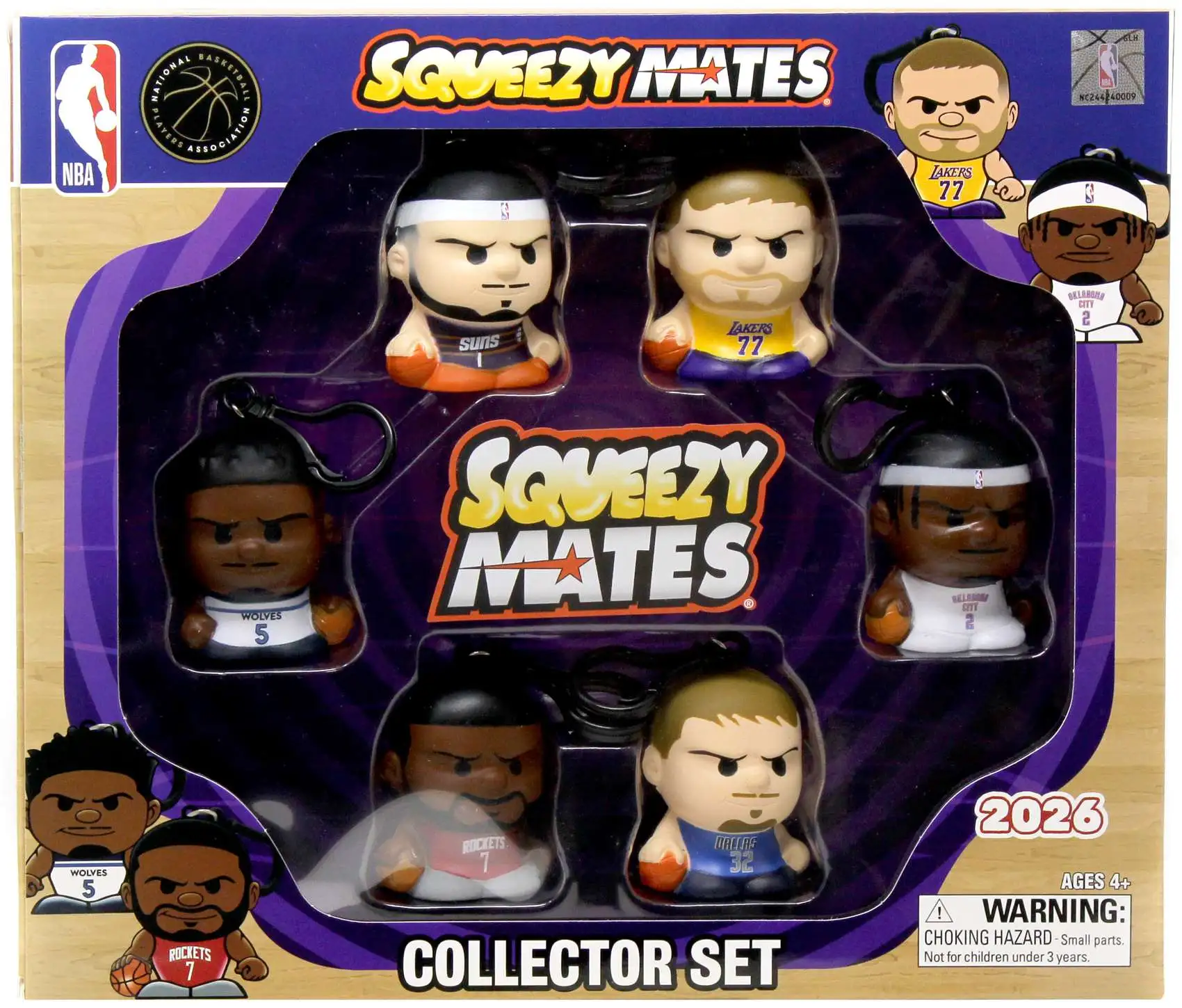 NBA Squeezy Mates Basketball 2026 Collector Set
