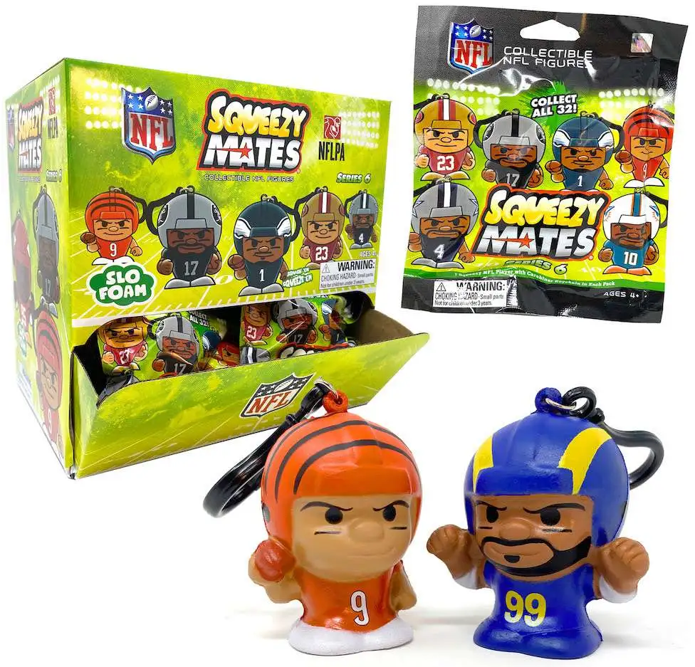 NFL Squeezy Mates Series 6 Football Mystery Box [24 Packs]