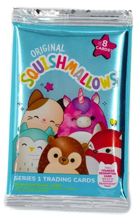 Squishmallows Series 1 Trading Card Pack [8 Cards]