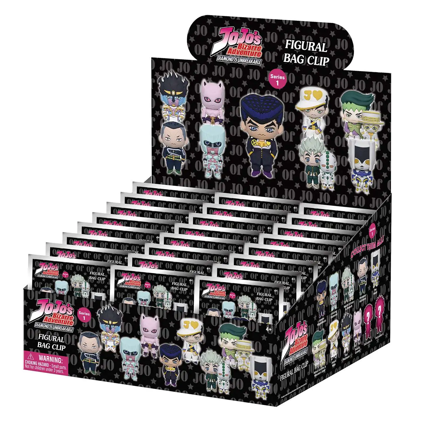 JoJo's Bizarre Adventure 3D Figural Keyring Diamond is Unbreakable Mystery Box [24 Packs]