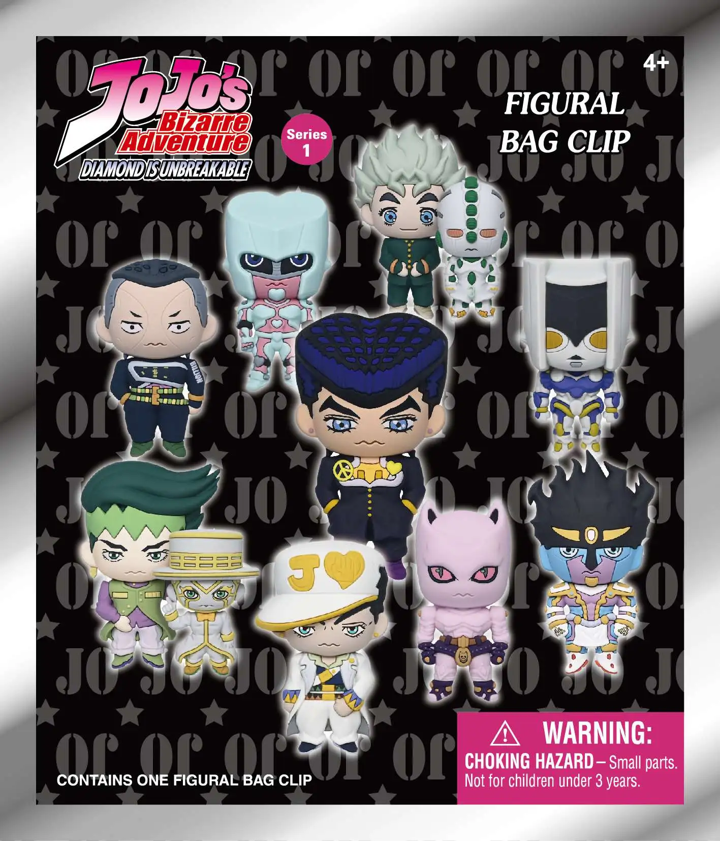 JoJo's Bizarre Adventure 3D Figural Keyring Diamond is Unbreakable Mystery Pack [1 RANDOM Figure]