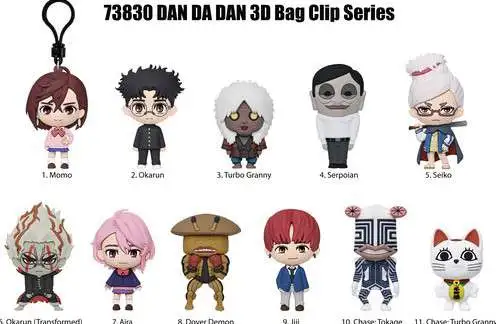 3D Figural Keyring Dandadan Series 1 2-Inch Mystery Pack [1 RANDOM Figure] (Pre-Order ships October)