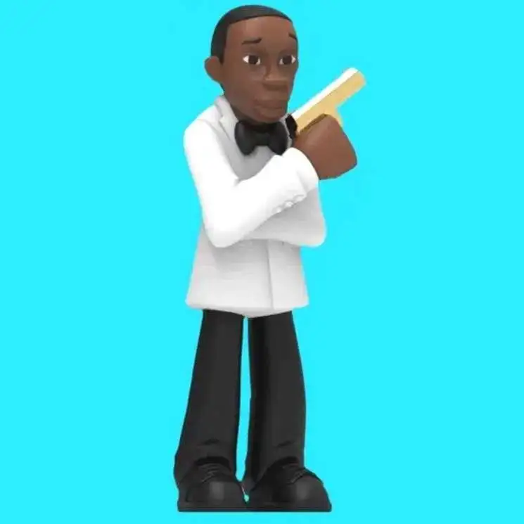 Screen Breakz Golden 00 Khaby Figure All Star Innovations - ToyWiz