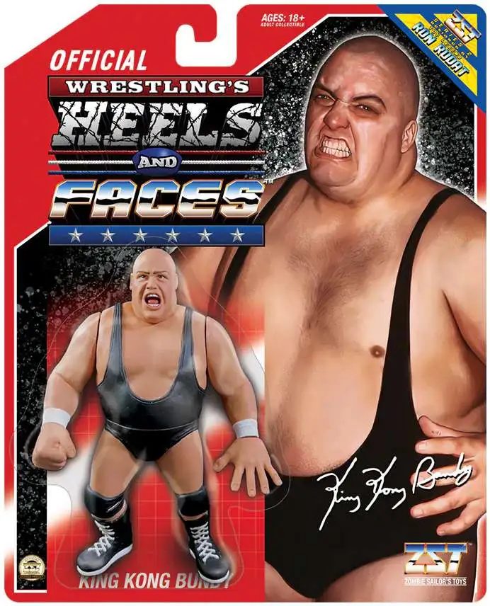 Wrestling's Heels & Faces Series 2 King Kong Bundy Action Figure