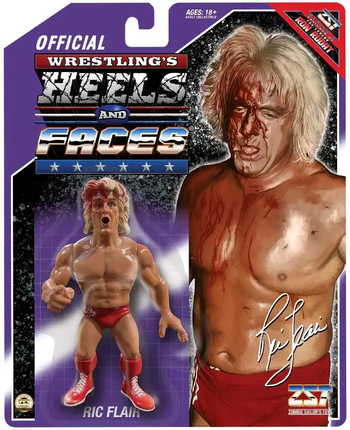 Wrestling's Heels & Faces Series 4 Ric Flair Action Figure [Bloody]