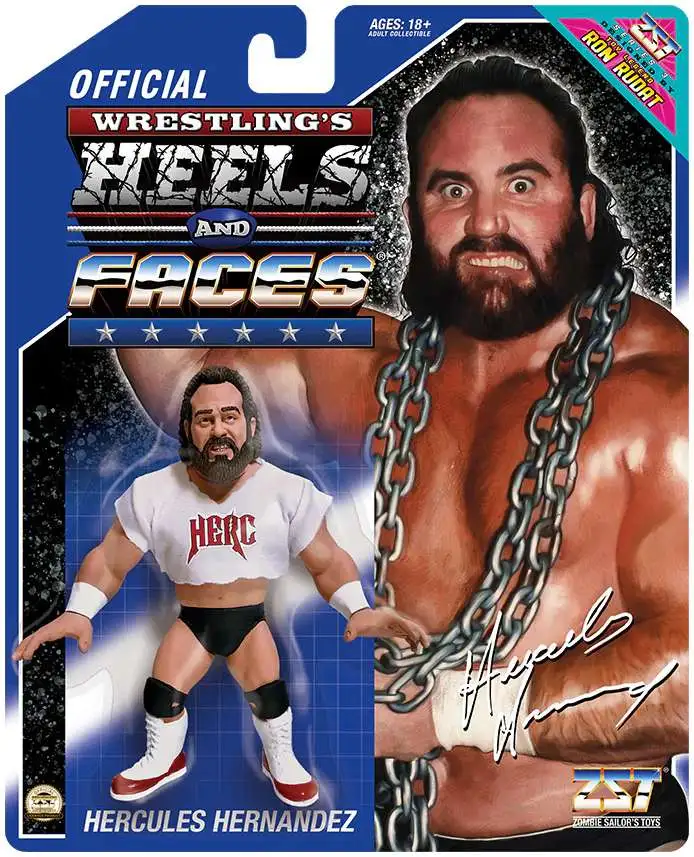 Wrestlings Heels Faces Series 3 Hercules Hernandez 4.5 Action