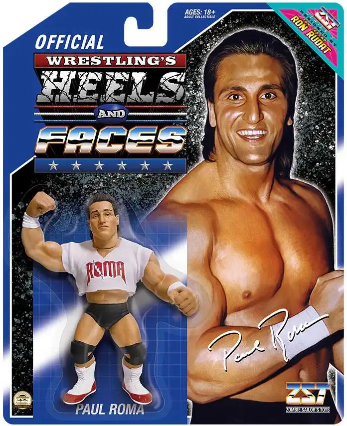 Wrestling's Heels & Faces Series 3 Paul Roma Action Figure