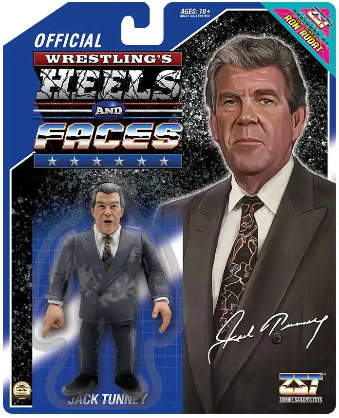 Wrestling's Heels & Faces Series 3 Jack Tunney Action Figure