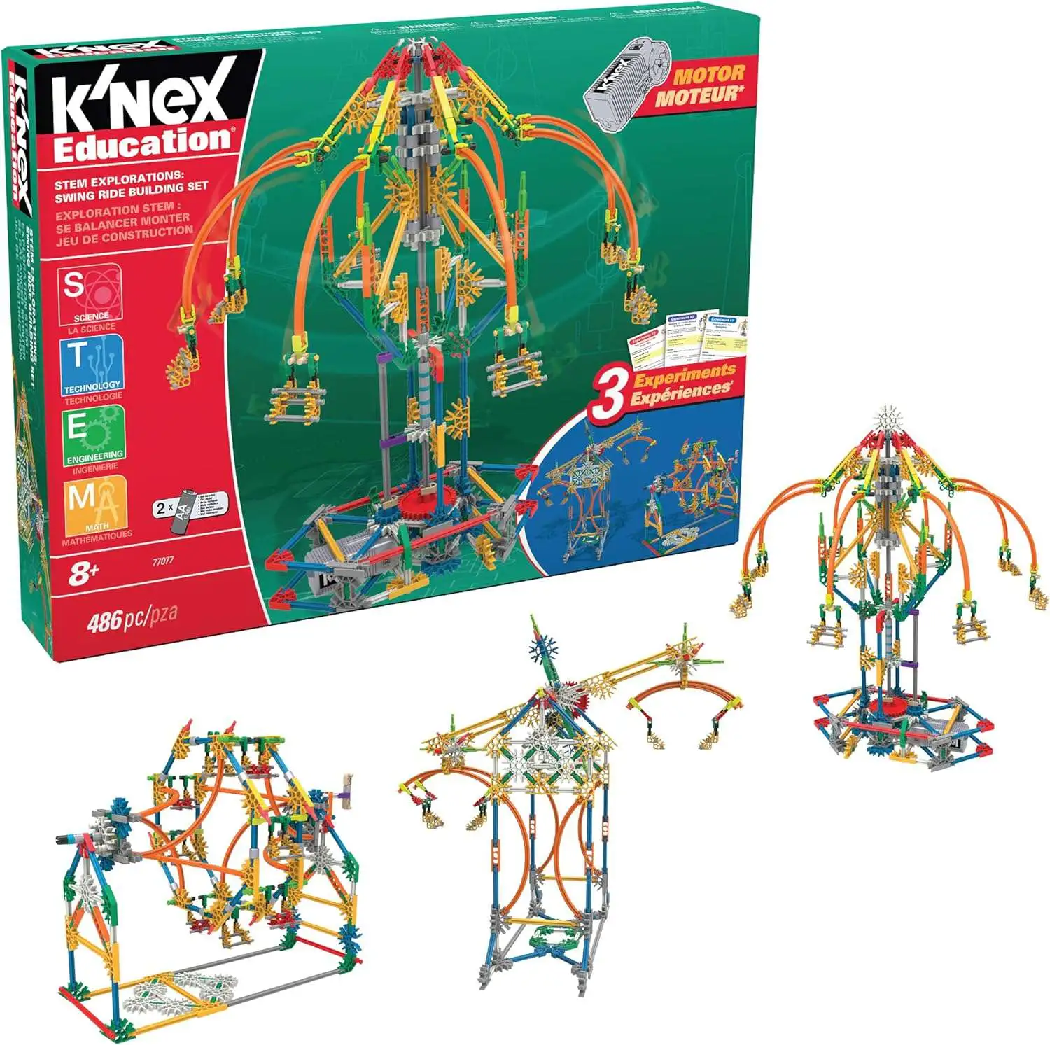 K'Nex Education STEM Explorations Swing Ride Building Set #77077