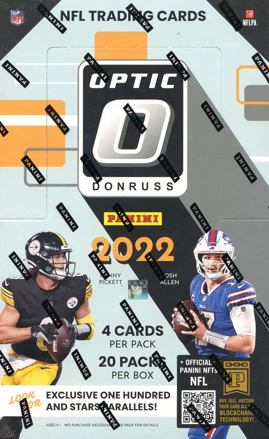 NFL Panini 2022 Donruss Optic Football Trading Card RETAIL Box 20 Packs -  ToyWiz