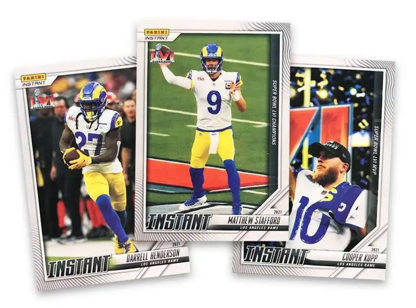 Los Angeles Rams Super Bowl Football Card Bundle, Set of 6 Assorted Matthew  Stafford Cooper Kupp Odell Beckham Jr Aaron Donald Jalen Ramsey Von Miller