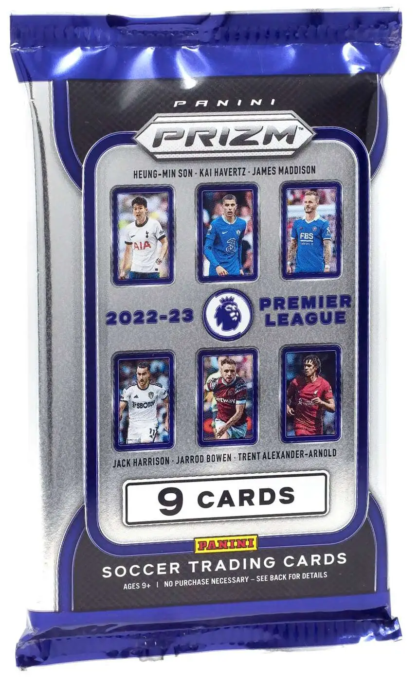 Panini Prizm 2022-23 Premier League Soccer Trading Card BREAKAWAY Pack [9 Cards]