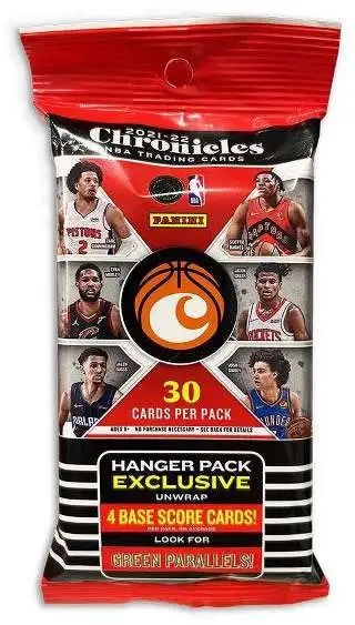 2021-22 Panini NBA Chronicles Basketball Trading Card Hanger Pack