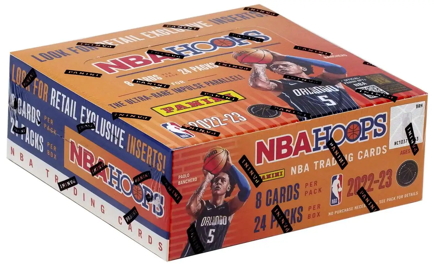 2022-23 Panini Nba Hoops Basketball Trading Card Blaster Box : Target