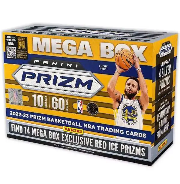 NBA Panini 2022-23 Prizm Basketball Trading Card MEGA Box [6 Packs, 14 Red Ice Prizms]