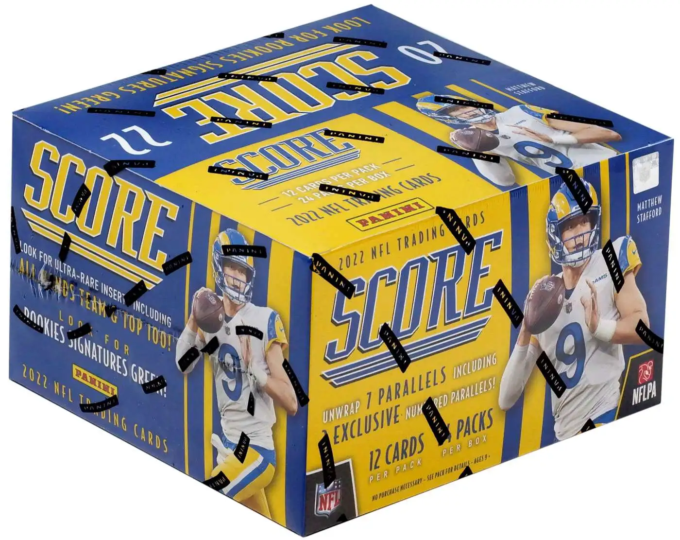 NFL Panini 2022 Score Football Trading Card RETAIL Box [24 Packs]