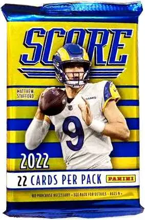 NFL Panini 2022 Score Football Exclusive Trading Card BLASTER Pack [22 Cards]