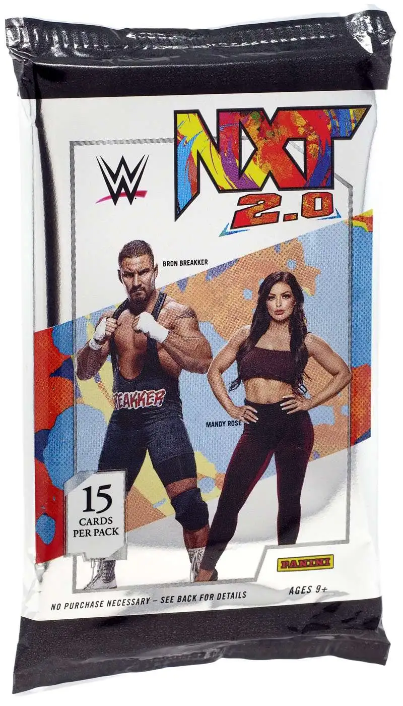 WWE Wrestling Topps NXT 2.0 Trading Card BLASTER Pack 15 Cards - ToyWiz