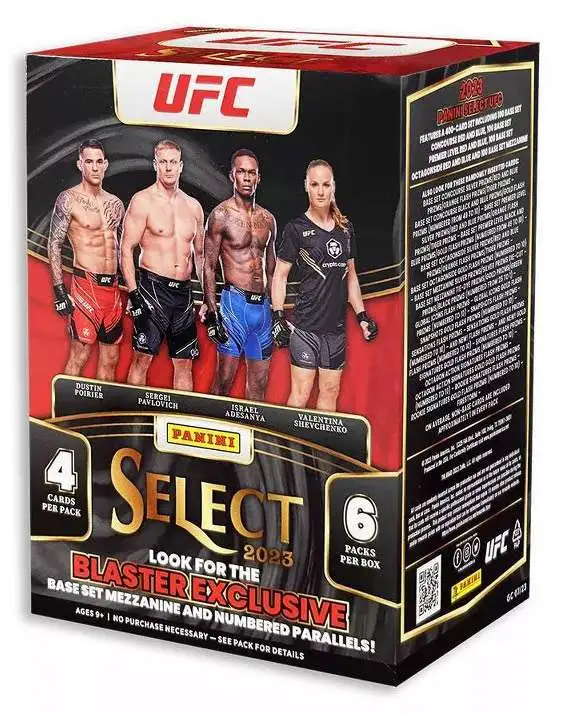 Panini 2023 Select UFC Trading Card BLASTER Box [6 Packs]