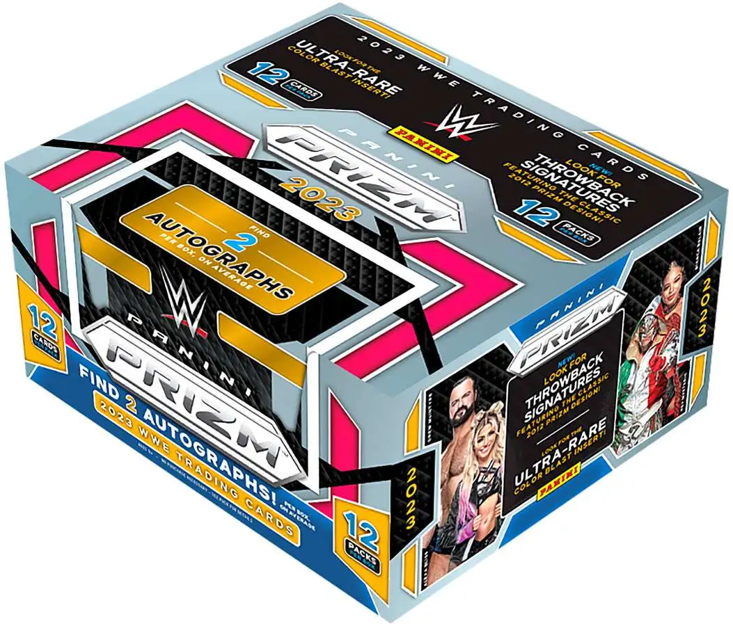 WWE Wrestling 2023 Prizm 2023 Panini Prizm Trading Card HOBBY Box [12 Packs]