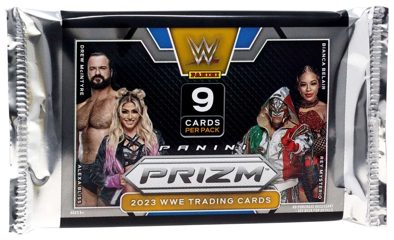 WWE Wrestling Panini 2023 Prizm Trading Card UNDER Pack [9 Cards]