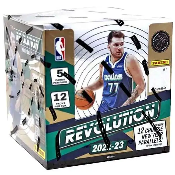 NBA Panini 2022-23 Revolution Chinese New Year Basketball Trading Card HOBBY Box [12 Packs]