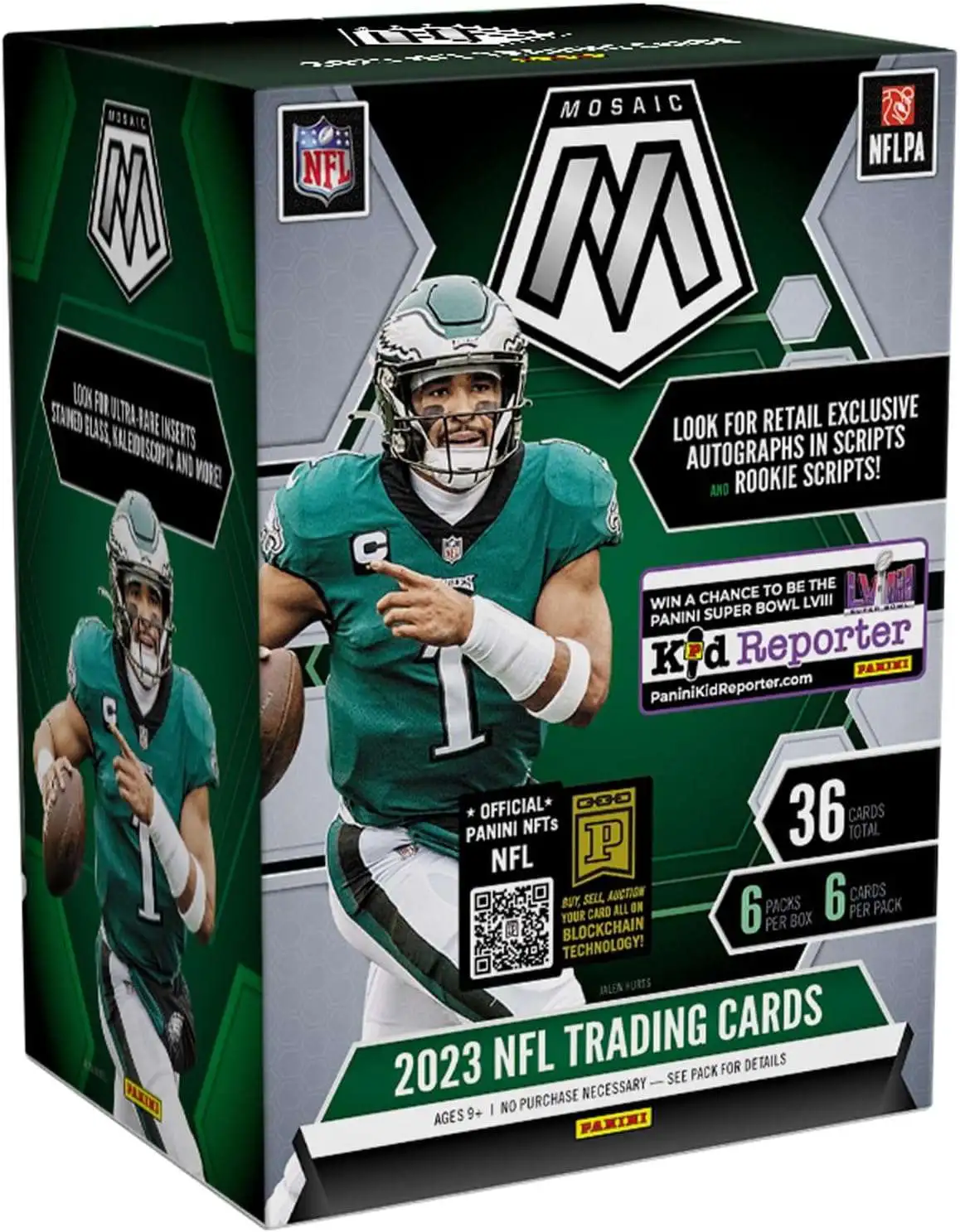 NFL Panini 2023 Mosaic Football Trading Card BLASTER Box [6 Packs]