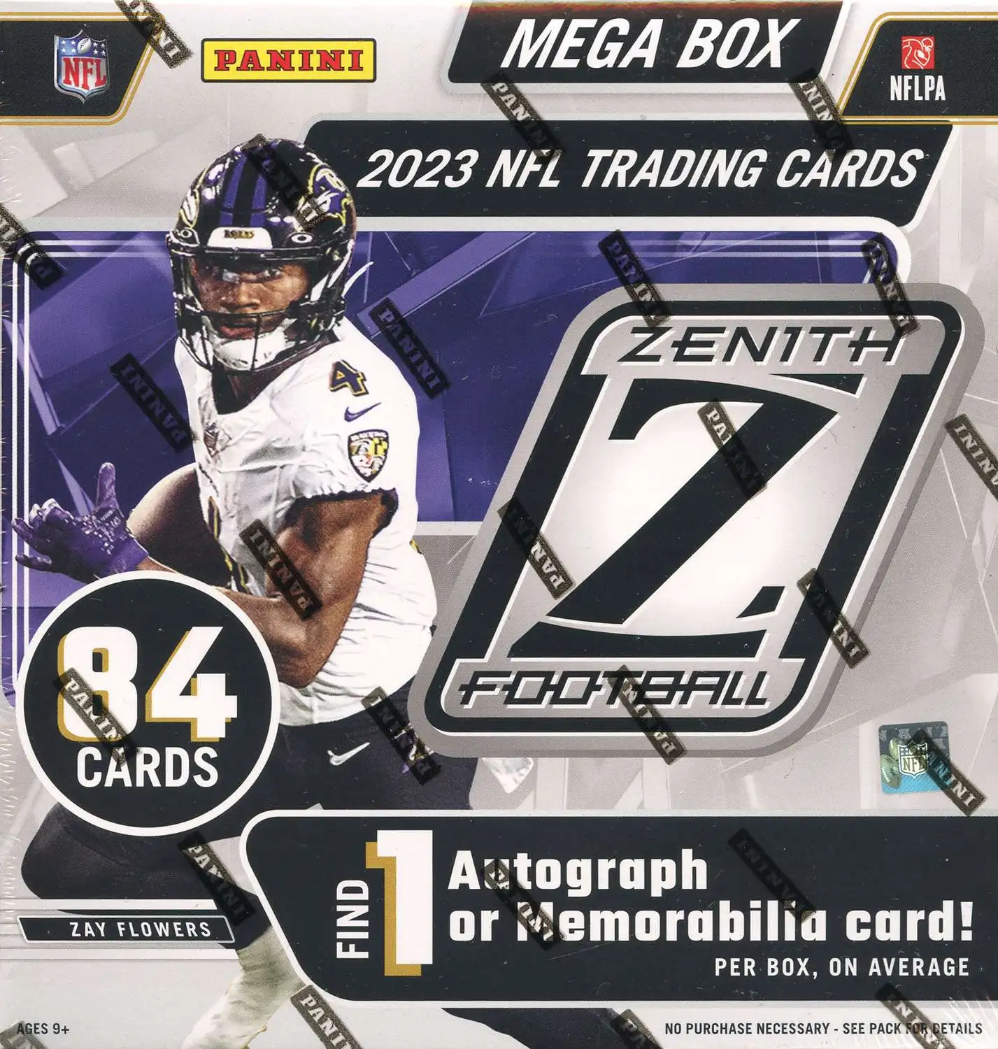 NFL Panini 2023 Zenith Football Trading Card MEGA Box [6 Packs]