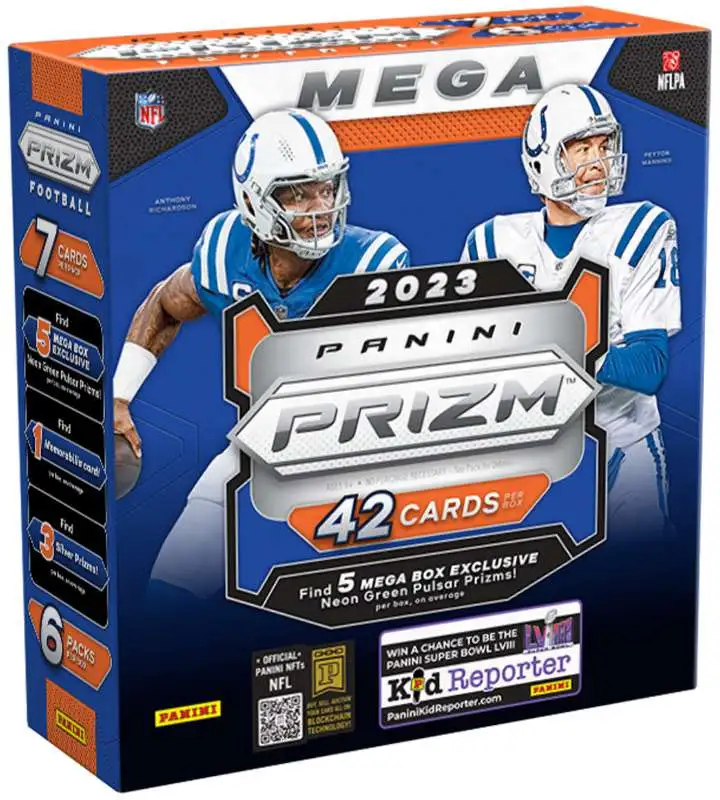 2023 Panini Prizm Draft Picks Football Blaster Box (Green Pulsar