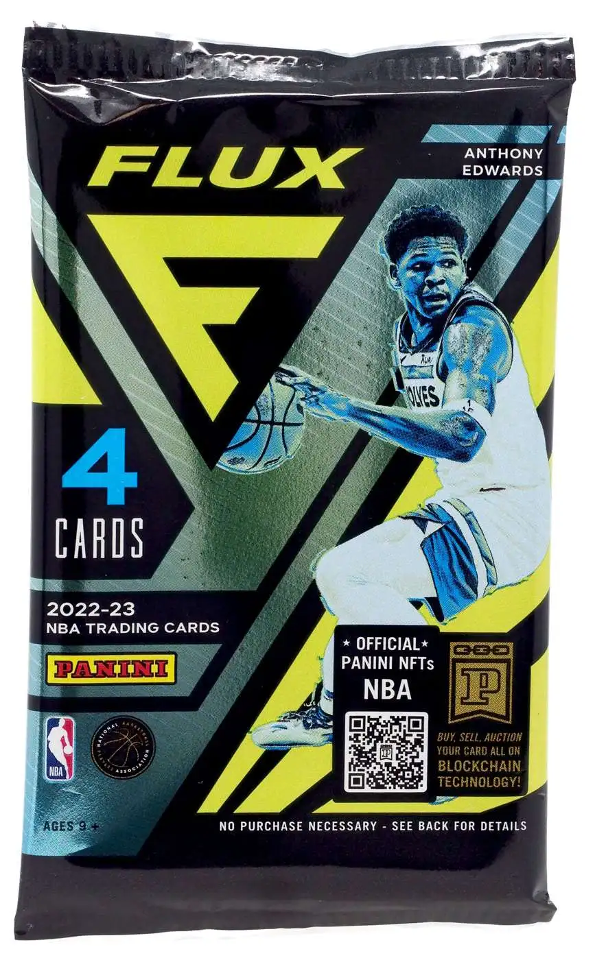 NBA Panini 2022-23 Flux Basketball Trading Card BLASTER Pack 4 Cards ...