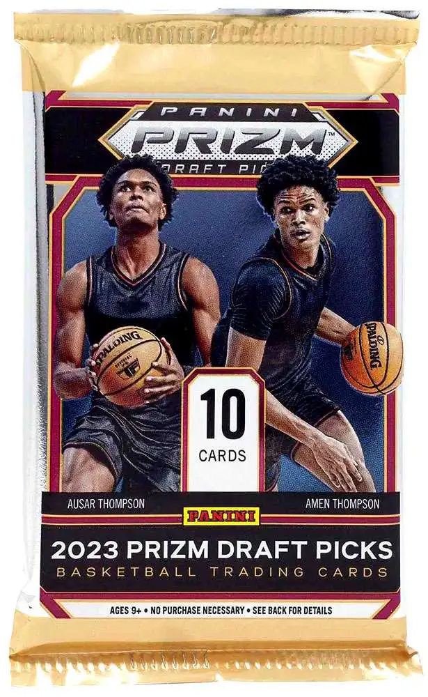 NBA Panini 2023-24 Prizm Draft Picks Basketball Trading Card MEGA Box Pack [10 Cards]