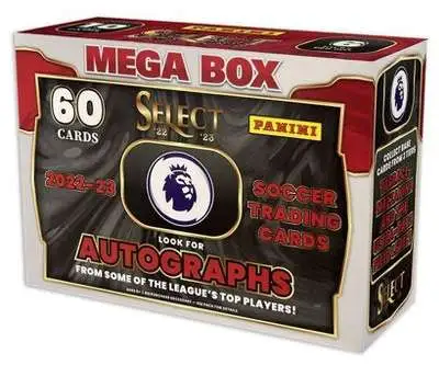Premier League 2022-23 Select Trading Card MEGA Box [6 Packs]
