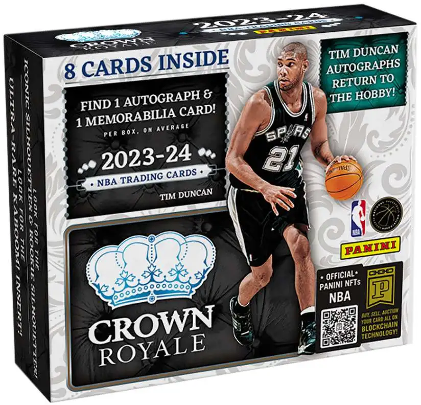 NBA Panini 2023-24 Crown Royal Basketball Trading Card HOBBY Box 8 Cards