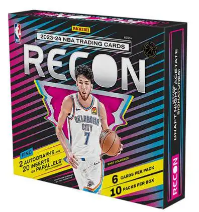 NBA 2023-24 Recon Basketball Trading Card HOBBY Box 10 Packs, 2 ...