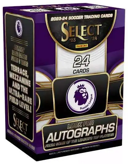 Premier League Select 2023-24 Soccer Trading Card BLASTER Box 6