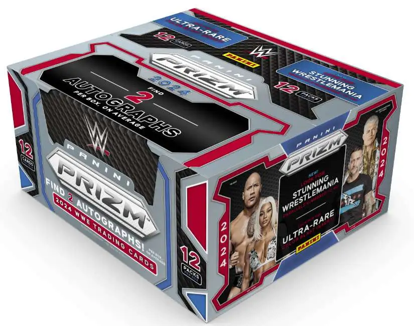 WWE Wrestling Panini 2024 Prizm Trading Card HOBBY Box [12 Packs]