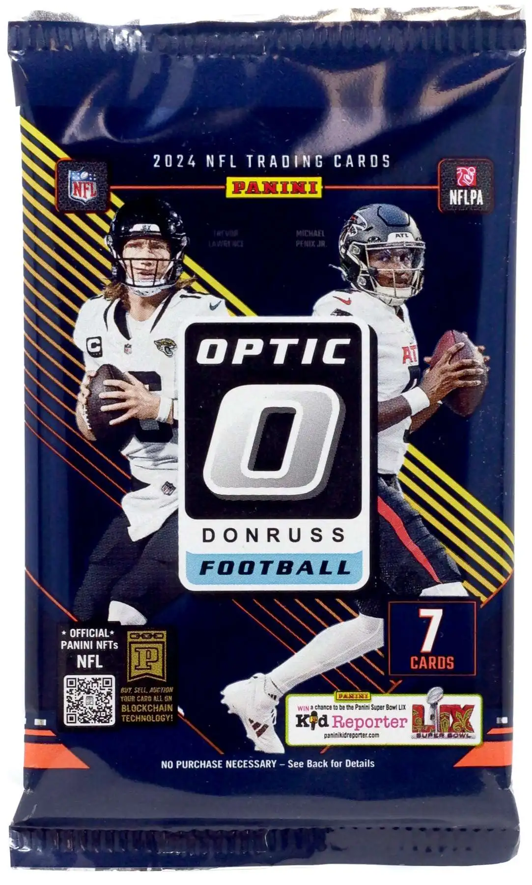 NFL Panini 2024 Donruss Optic Football Trading Card MEGA Box Pack [7 Cards]